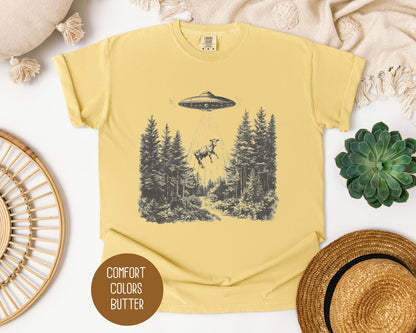 UFO Cow Abduction Comfort Colors Shirt