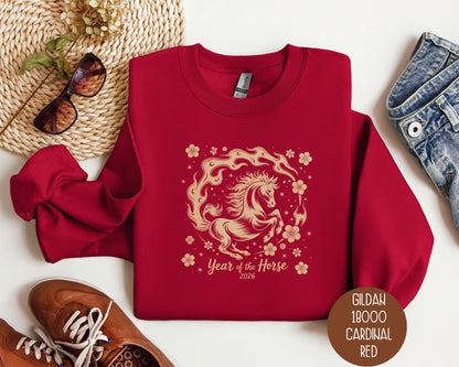 Year of the Horse 2026 Chinese New Year Sweatshirt