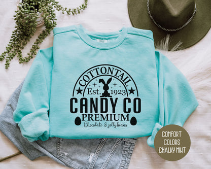 Cottontail Candy Company Easter Comfort Colors Sweatshirt