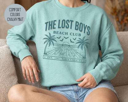 Lost Boys Beach Club Comfort Colors Sweatshirt Sweatshirt  CreativeSpecialTs