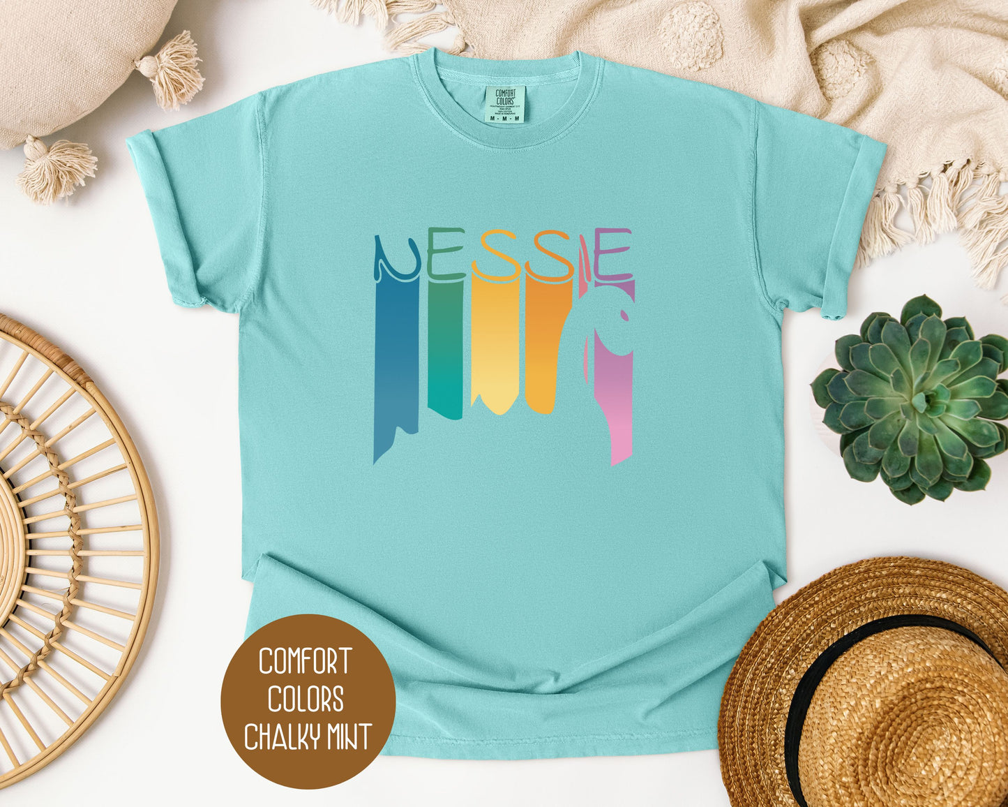 Retro Nessie Rainbow Shirt