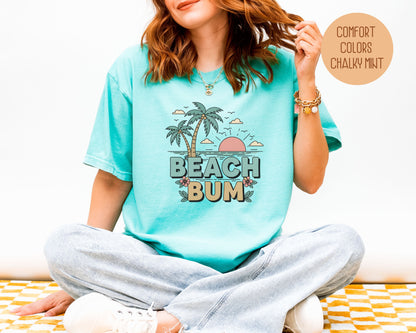 Beach Bum Comfort Colors Shirt T-Shirt  CreativeSpecialTs