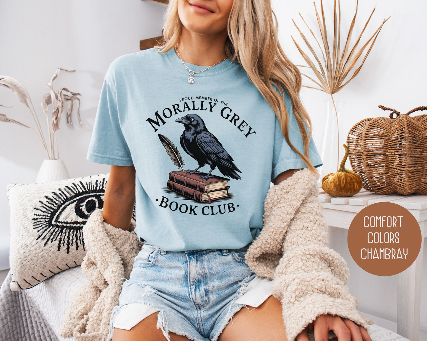 Morally Grey Book Club Comfort Colors Shirt