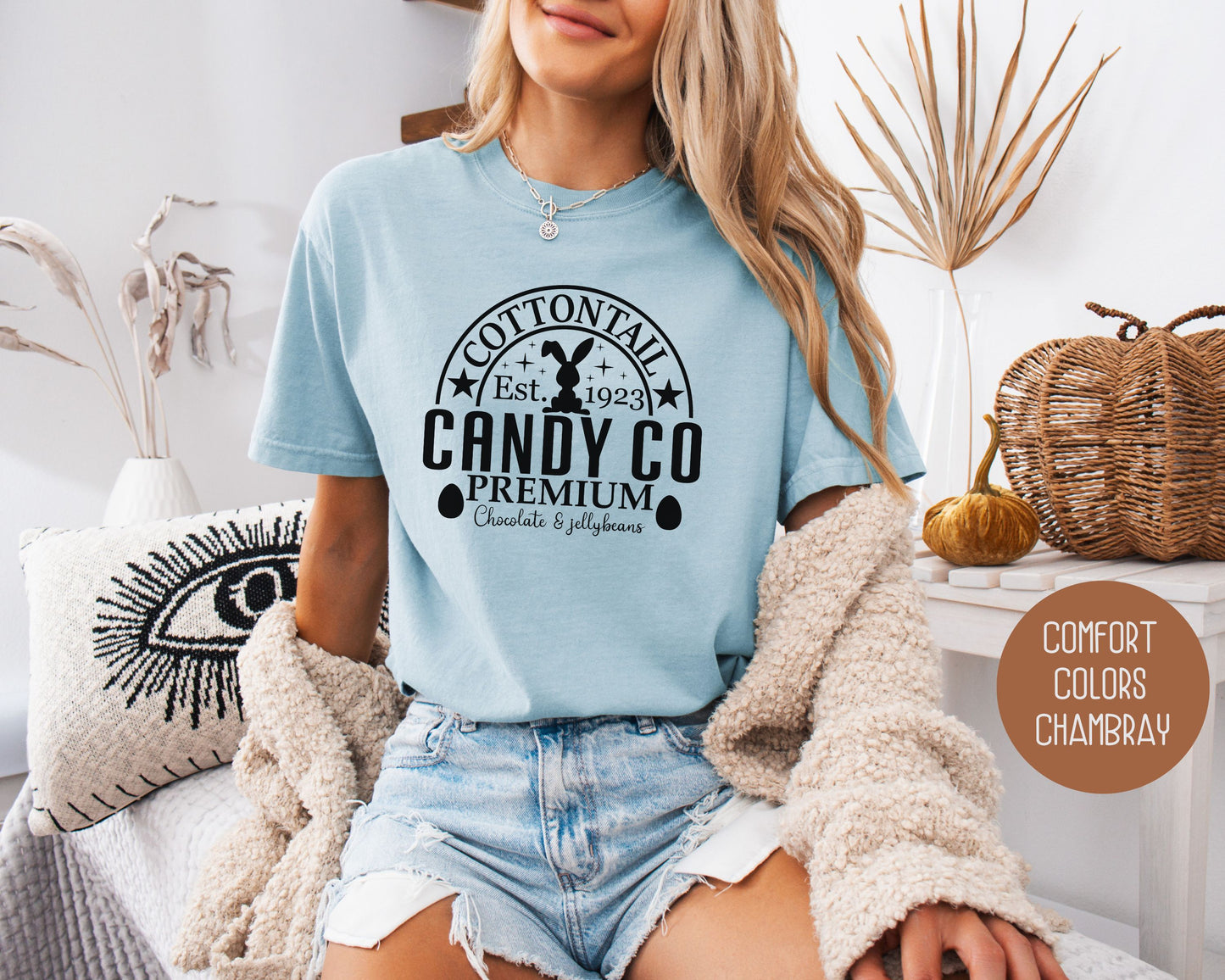 Cottontail Candy Company Easter Comfort Colors Shirt