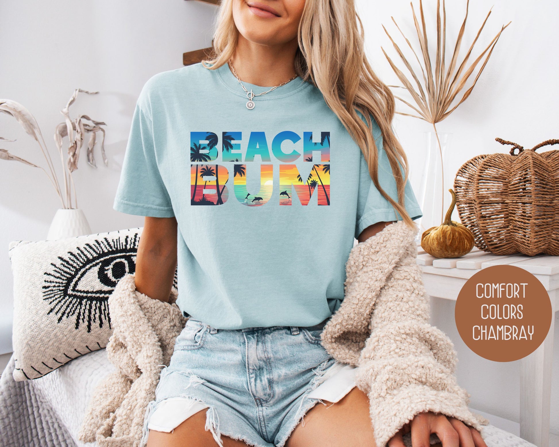 Beach Bum Comfort Colors Shirt T-Shirt  CreativeSpecialTs