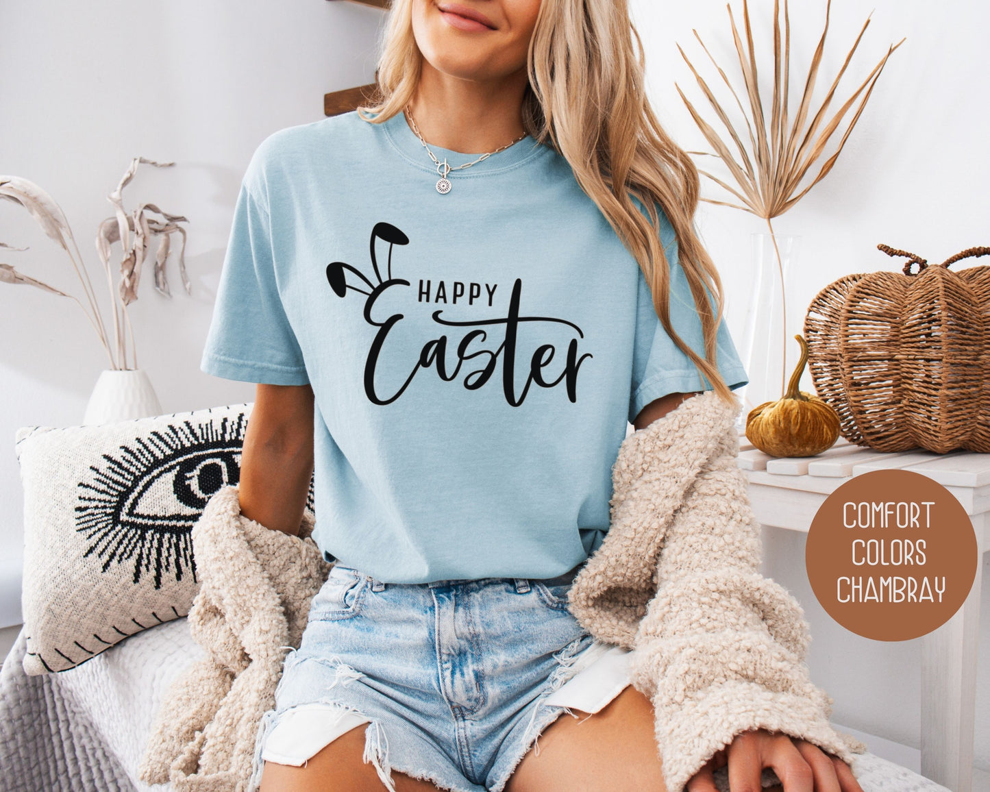 Happy Easter Bunny Comfort Colors Shirt