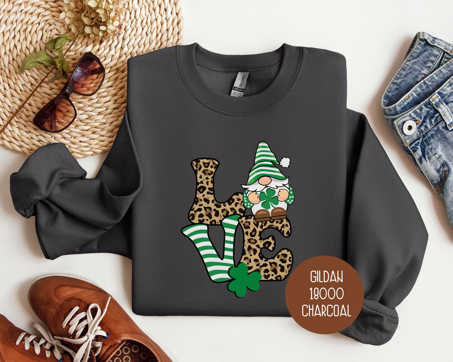 Lucky Love Gnome Sweatshirt