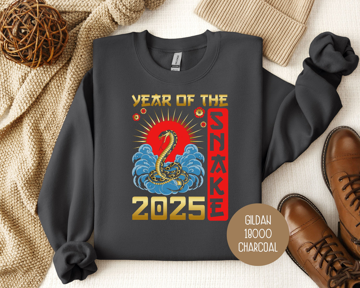 2025 Year of the Snake Chinese New Year Sweatshirt