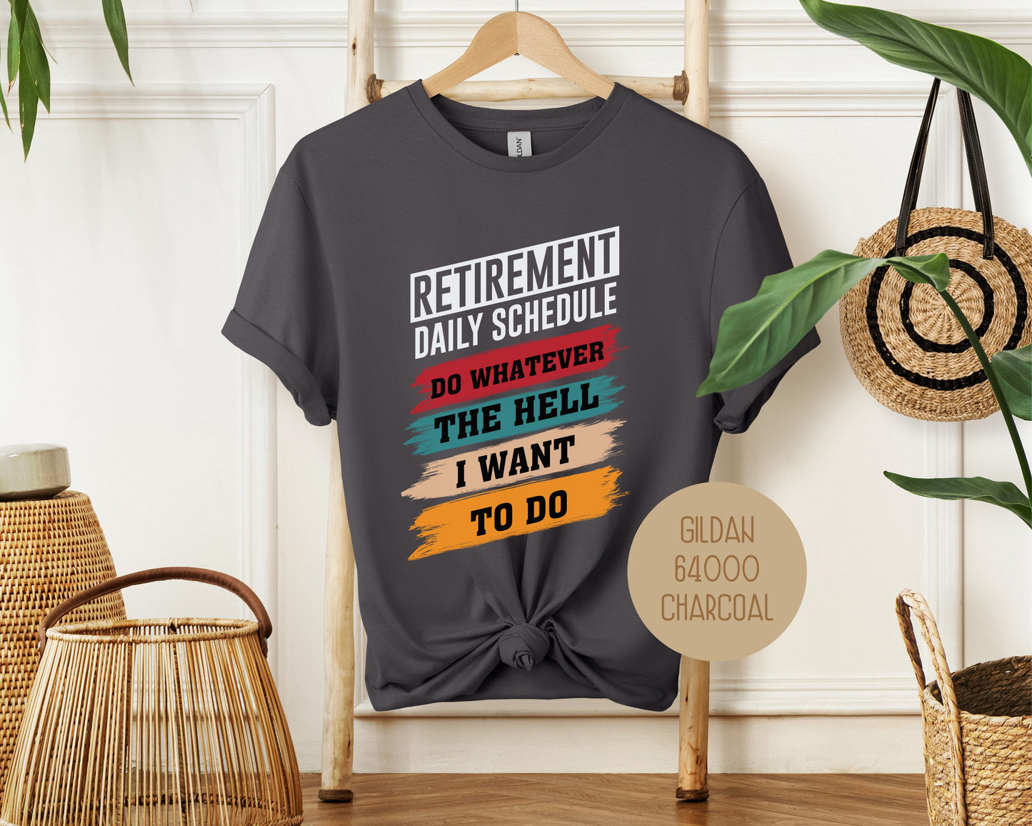 Retirement Daily Schedule Shirt