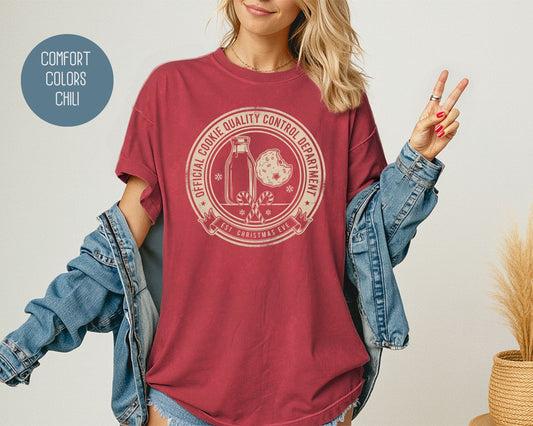 Official Cookie Quality Control Department Comfort Colors Shirt T-Shirt  CreativeSpecialTs