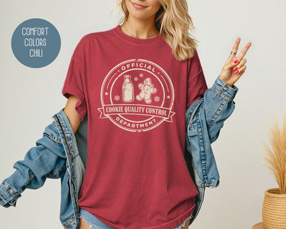 Official Cookie Quality Control Department Comfort Colors Shirt T-Shirt  CreativeSpecialTs