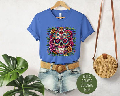 Sugar Skull Day of the Dead Dia De Los Muertos Shirt