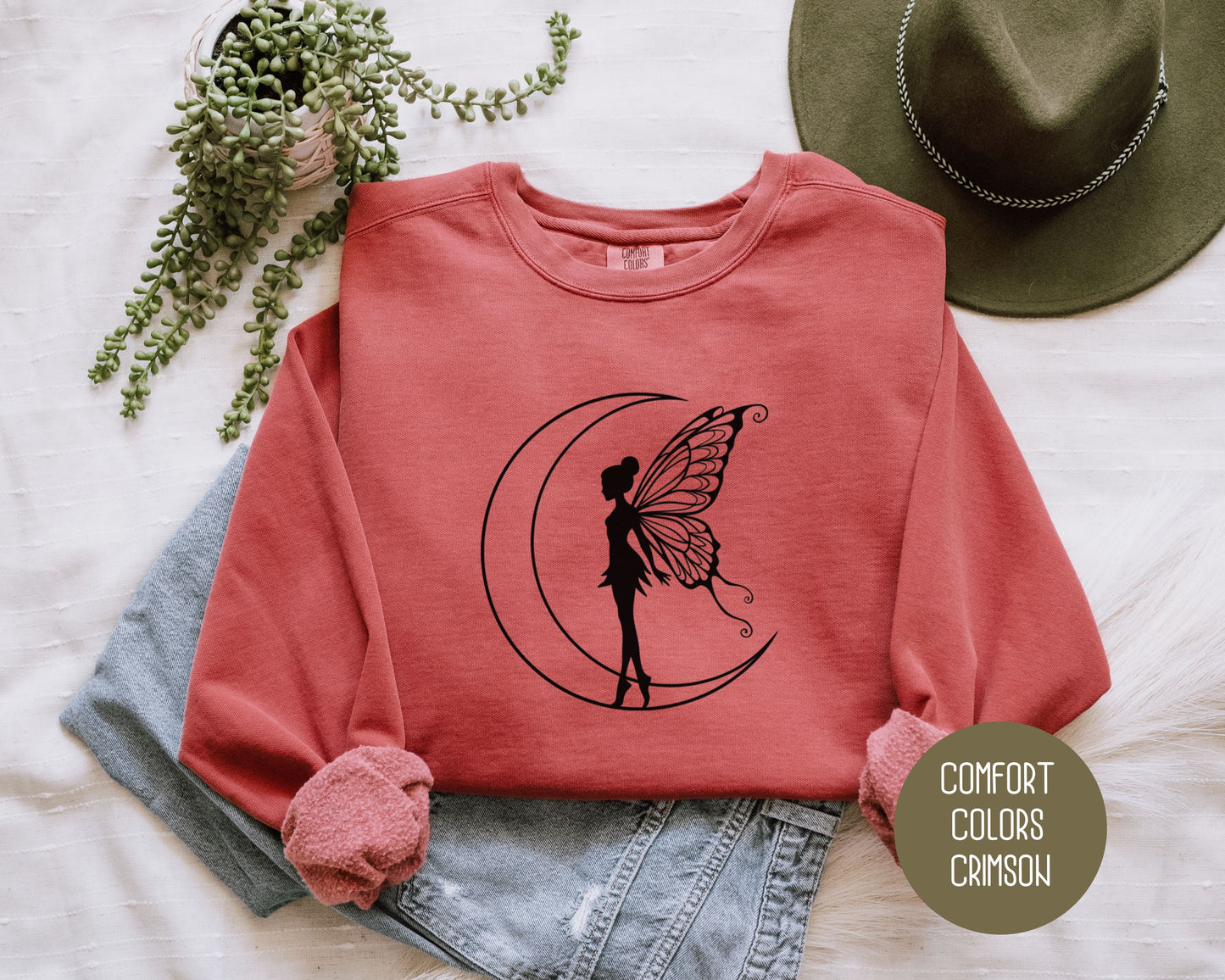 Celestial Fairy Comfort Colors Sweatshirt