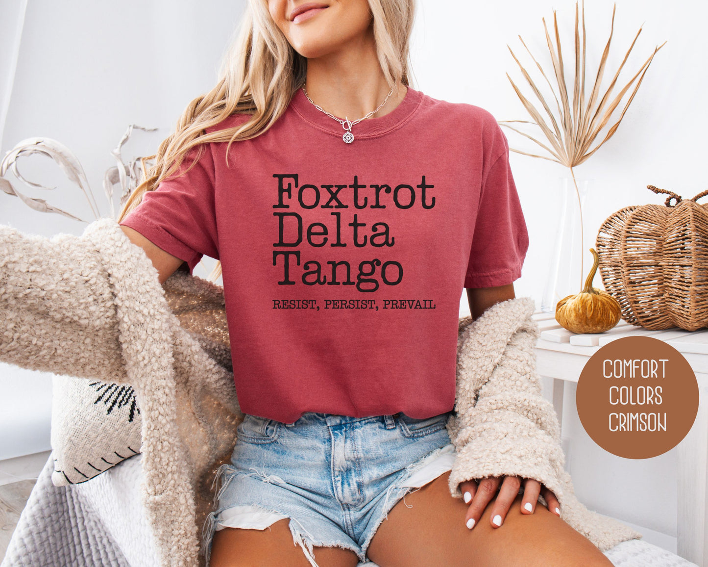 Foxtrot Delta Tango Comfort Colors Shirt