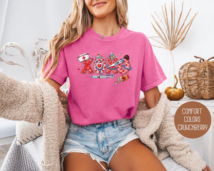 XOXO Nurse Comfort Colors Shirt