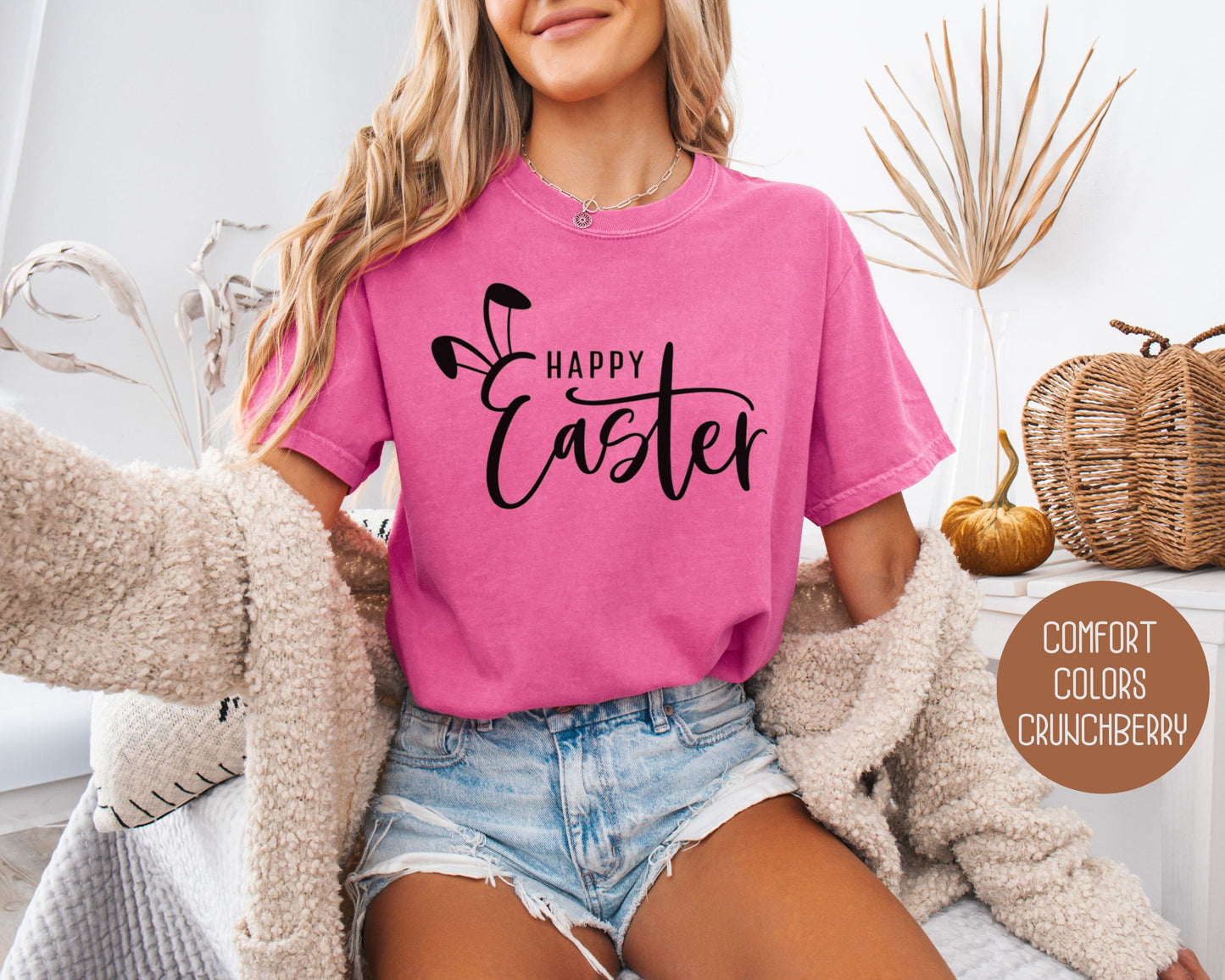 Happy Easter Bunny Comfort Colors Shirt