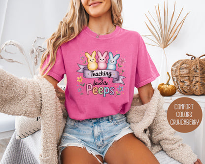 Teaching My Favorite Peeps Comfort Colors Shirt