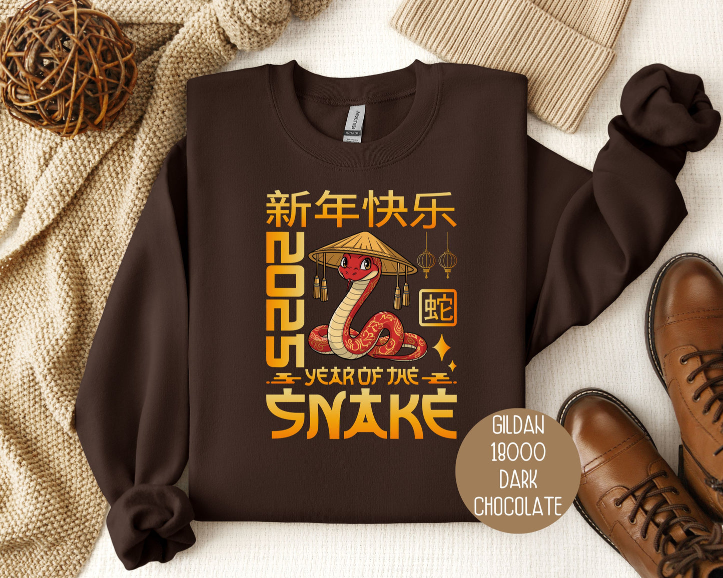 2025 Year of the Snake Chinese New Year Sweatshirt