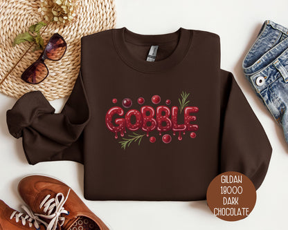 Gobble Thanksgiving Sweatshirt