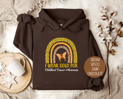 I Wear Gold In September for Childhood Cancer Awareness Month Hoodie