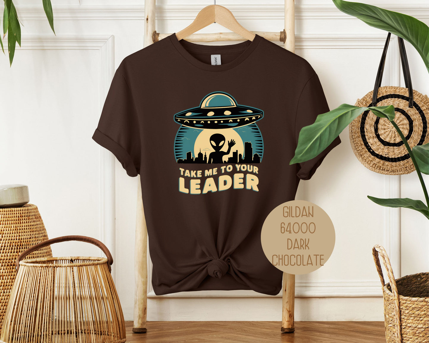 Take Me To Your Leader Alien Shirt