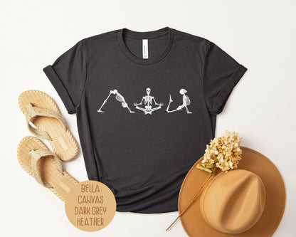 Skeleton Yoga Shirt