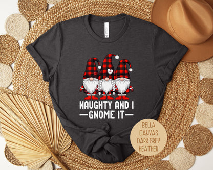 Naughty and I Gnome It Shirt