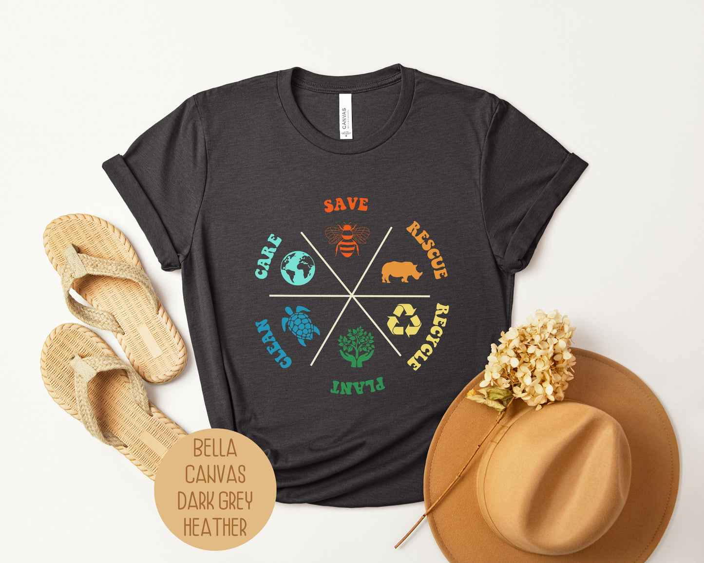 Save the Bees Environmental Earth Day Shirt