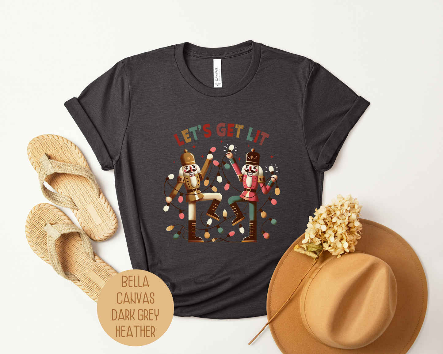 Let's Get Lit Nutcracker Christmas Shirt