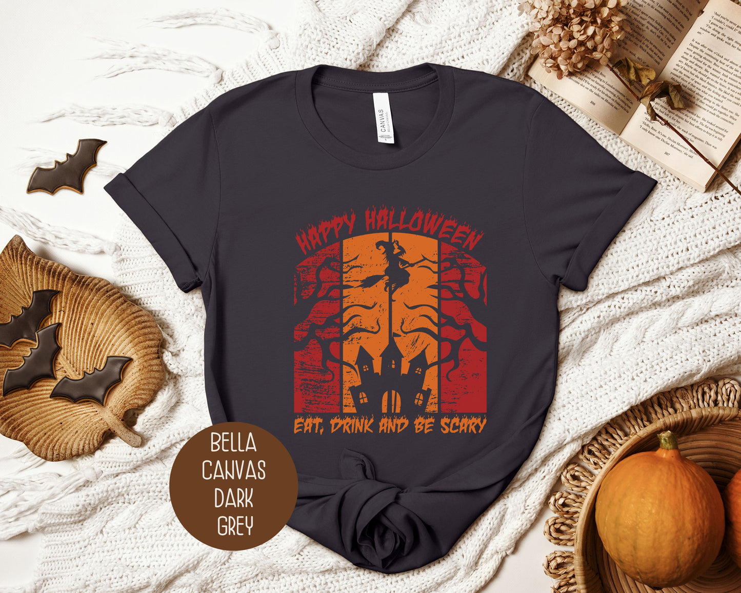 Eat Drink & Be Scary Halloween Shirt