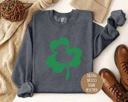 Lucky Duck St. Patrick's Day Shamrock Sweatshirt