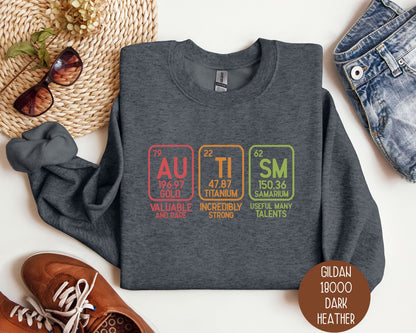 Autism Periodic Table Awareness Sweatshirt