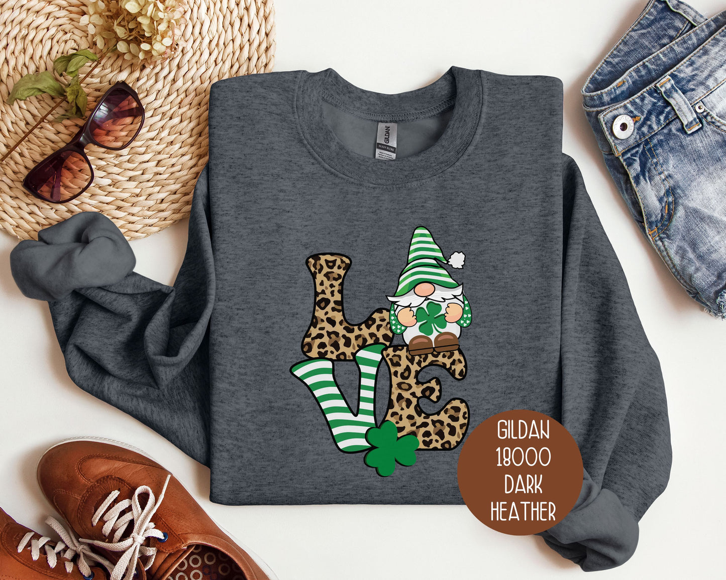 Lucky Love Gnome Sweatshirt