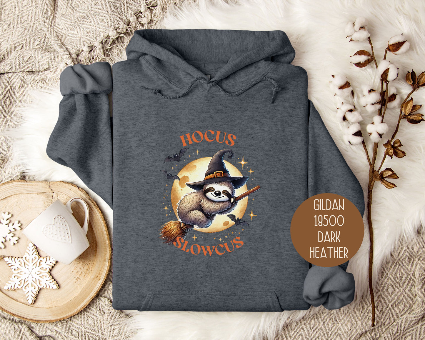 Hocus Slocus Sloth Halloween Hoodie