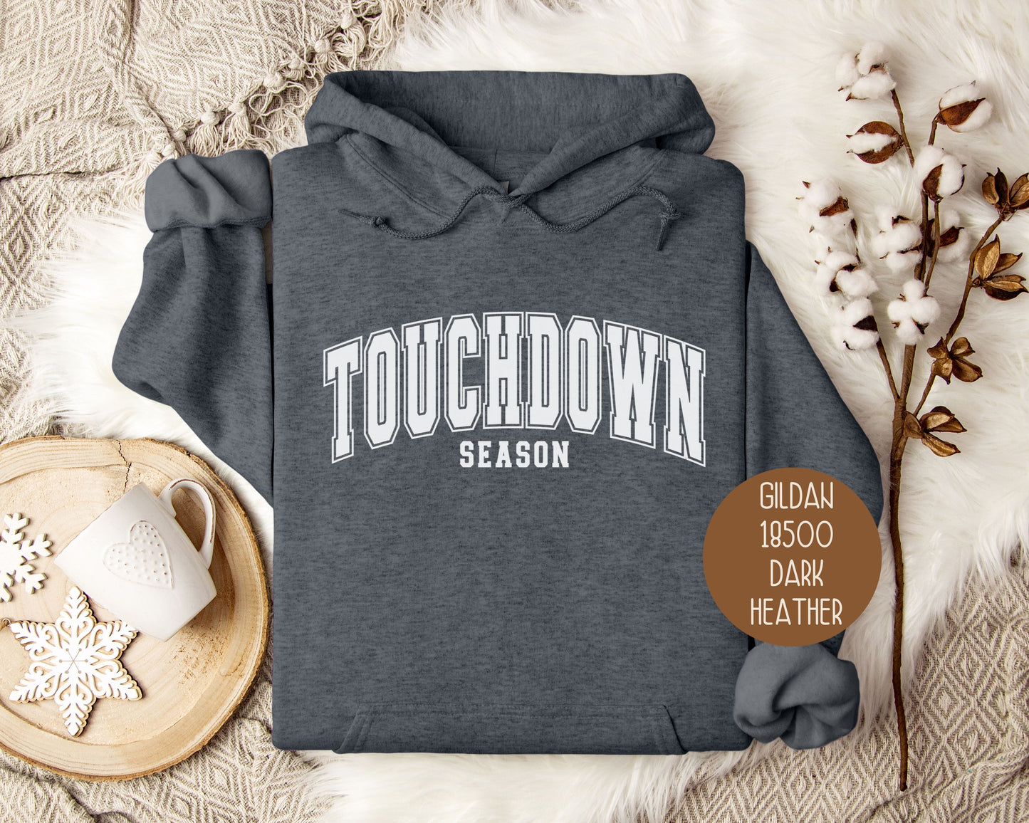 Touchdown Season Fall Football Hoodie