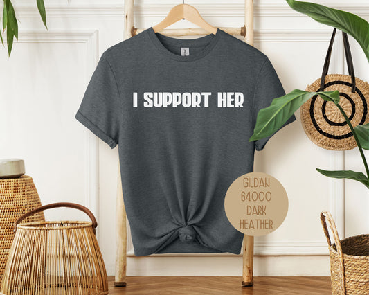 I Support Her Divorce Party Shirt