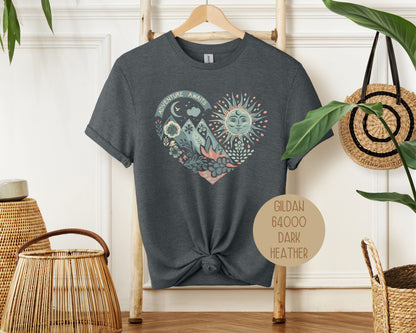 Adventure Awaits Heart Shirt