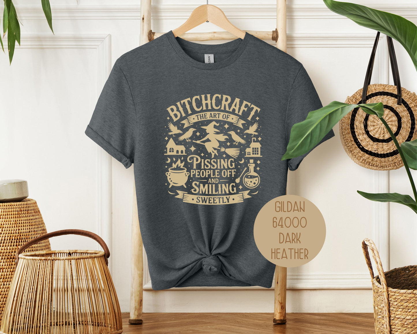 Bitchcraft: Art of Pissing People Off and Smiling Sweetly Shirt