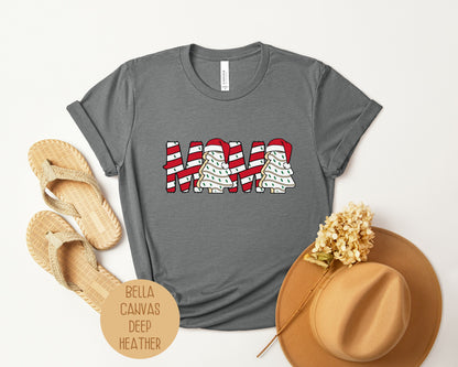 Mama Christmas Tree Cake Holiday Shirt