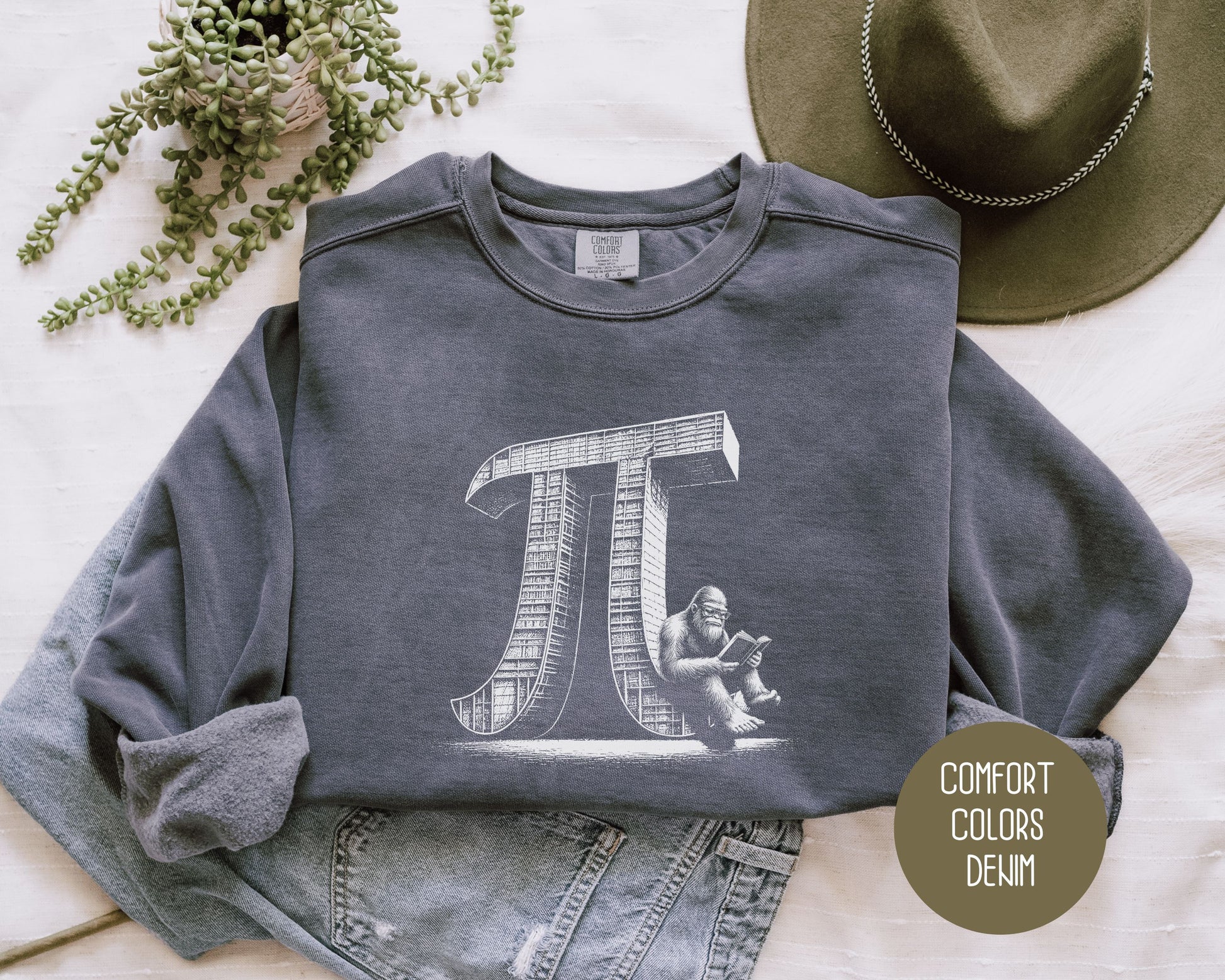 Pi Day Bigfoot Sweatshirt Sweatshirt  CreativeSpecialTs