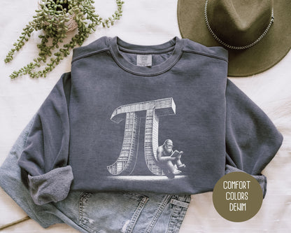 Pi Day Bigfoot Sweatshirt Sweatshirt  CreativeSpecialTs