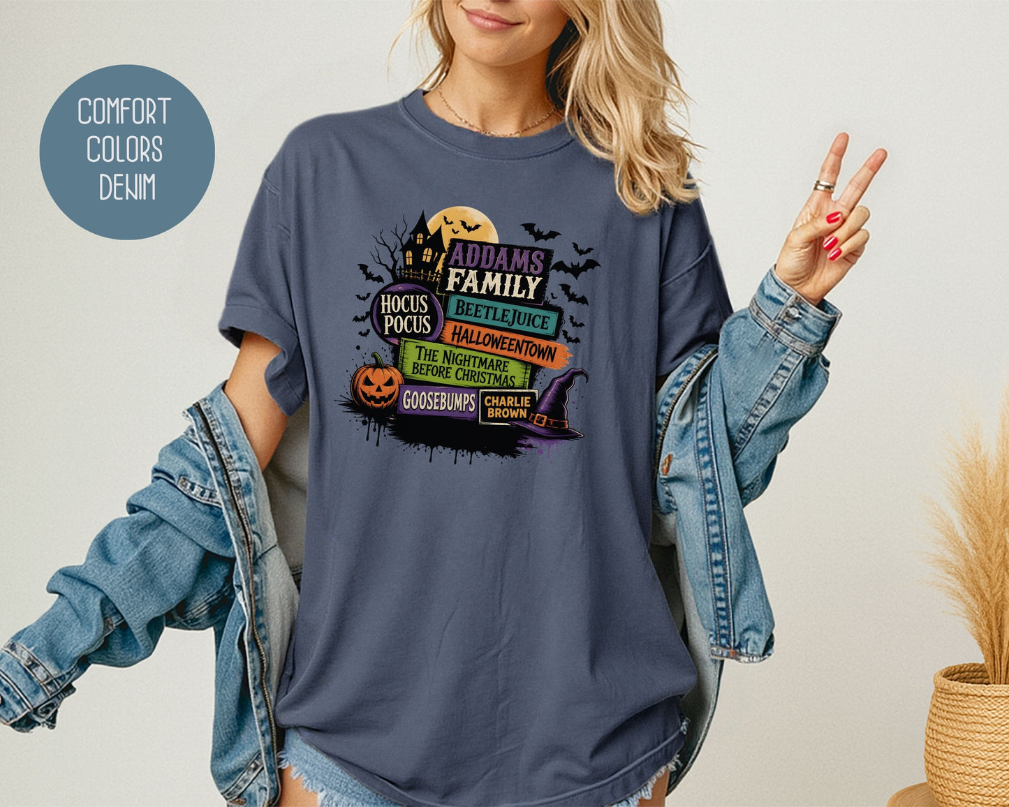 Halloween Movies Comfort Colors Shirt T-Shirt  CreativeSpecialTs