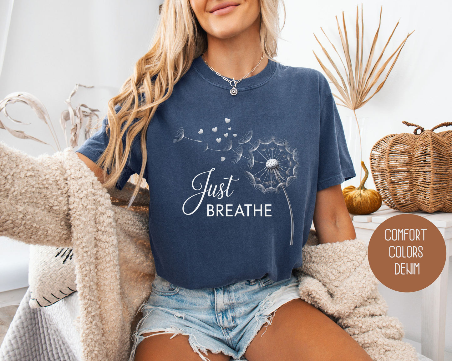 Just Breathe Comfort Colors Shirt