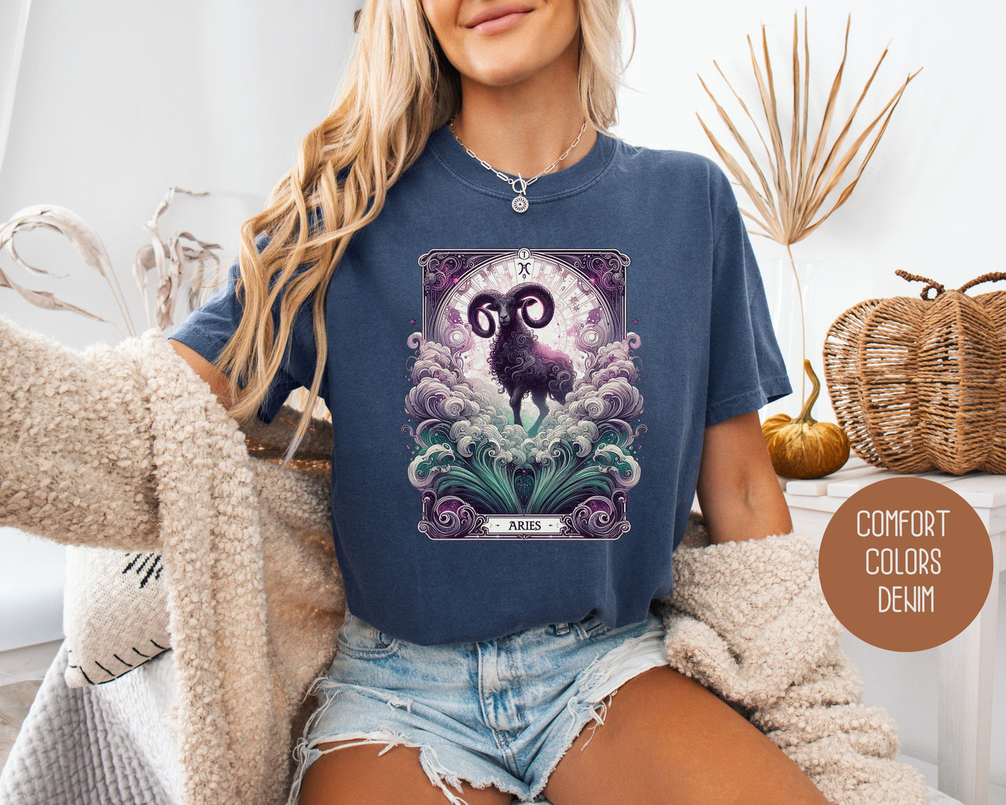 Aries Zodiac Comfort Colors Shirt