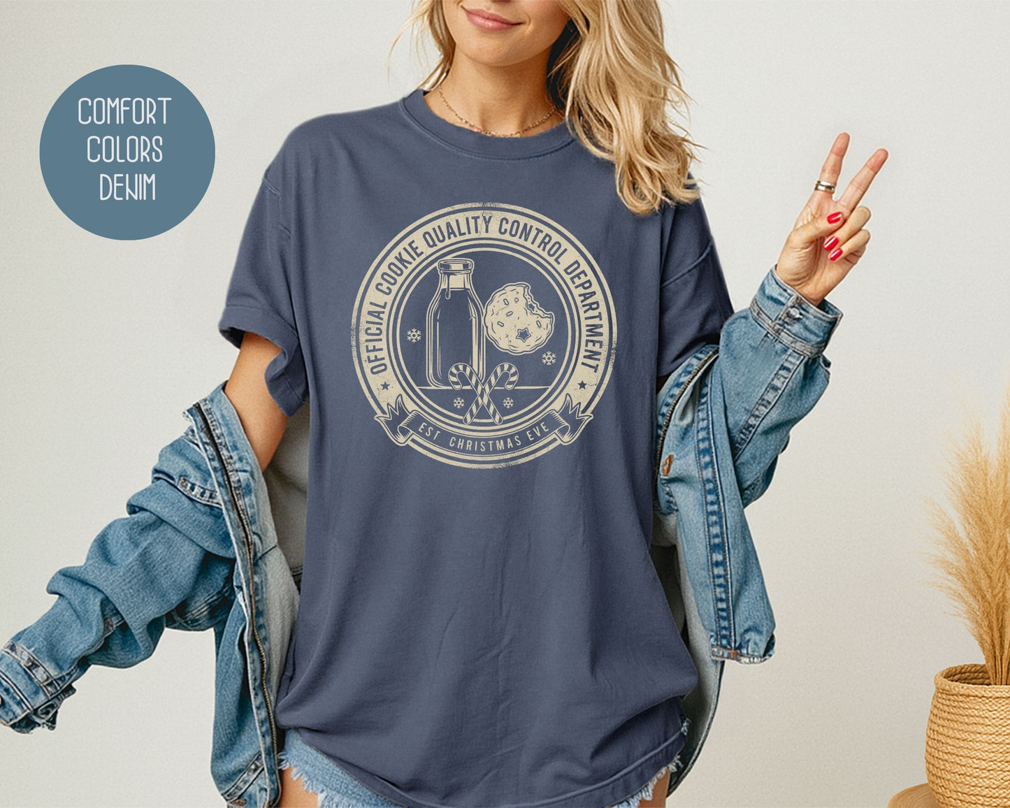 Official Cookie Quality Control Department Comfort Colors Shirt T-Shirt  CreativeSpecialTs