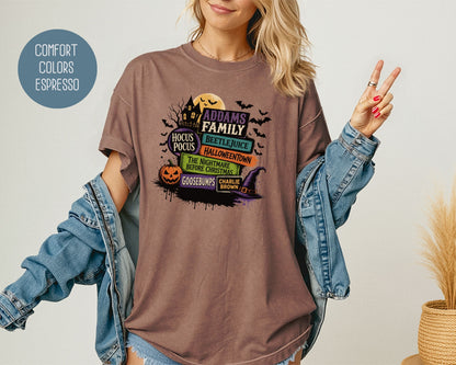 Halloween Movies Comfort Colors Shirt T-Shirt  CreativeSpecialTs