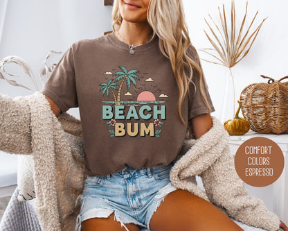 Beach Bum Comfort Colors Shirt T-Shirt  CreativeSpecialTs