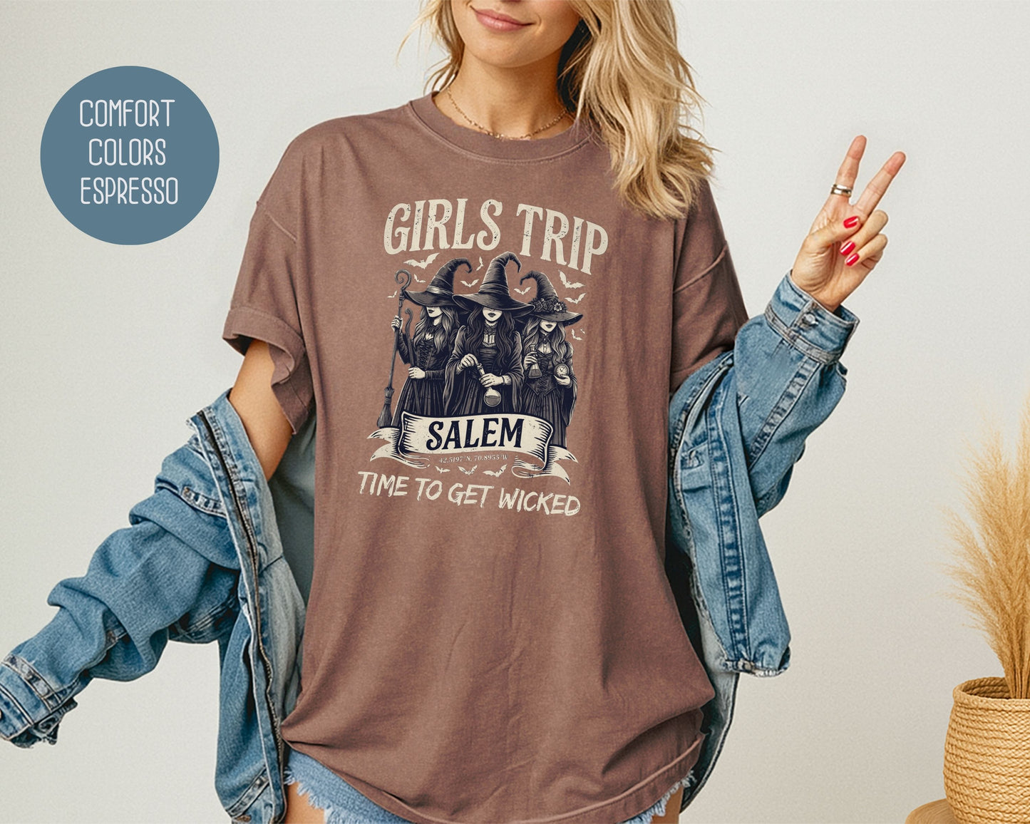 Salem Girls Trip Comfort Colors Shirt T-Shirt  CreativeSpecialTs