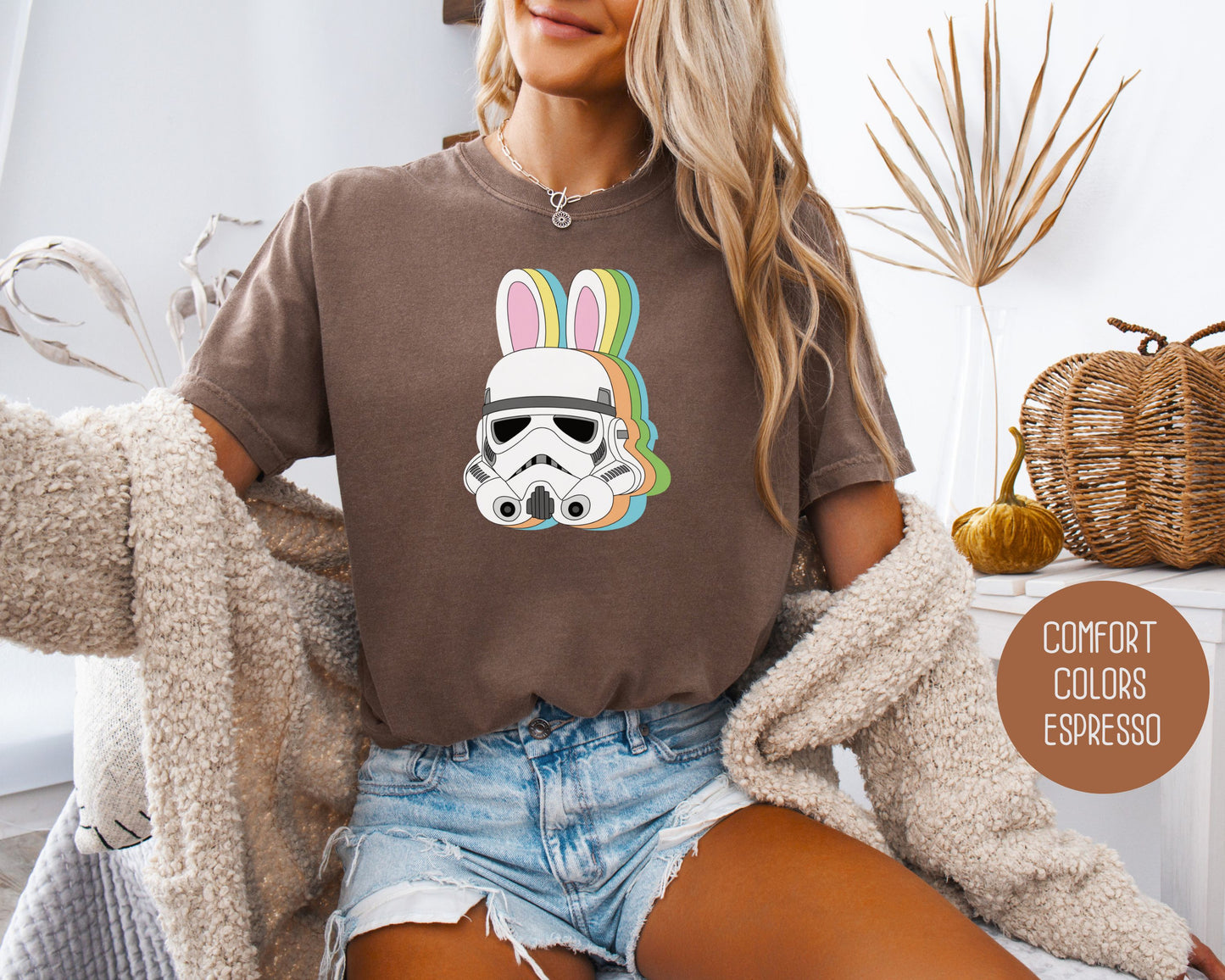 Storm Trooper Easter Bunny Comfort Colors Shirt T-Shirt  CreativeSpecialTs