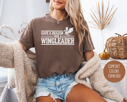 Save a Dragon Ride a Wingleader Comfort Colors Shirt